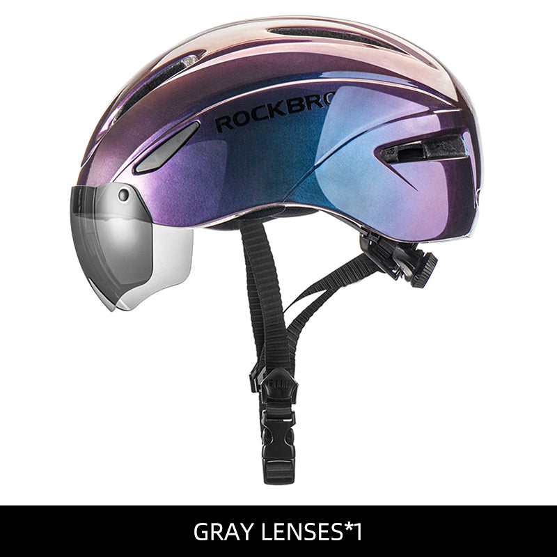 ROCKBROS Ultralight Magnetic Goggles Cycling Helmet