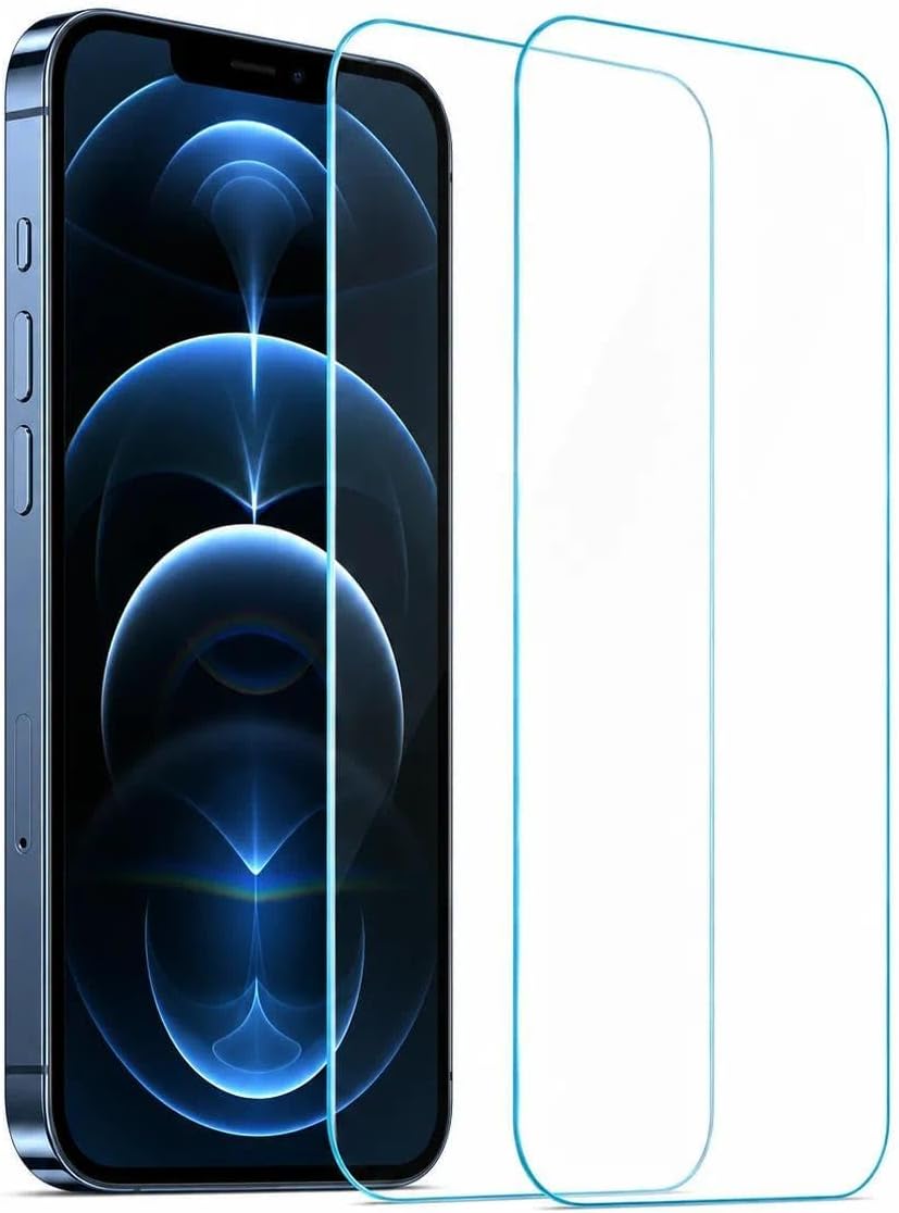 2 Pack Tempered Glass Screen Protector for iPhone 12 Pro Max 6.7-Inch, 9H Hardness, HD Clear, Anti-Scratch, Anti-Fingerprint, Bubble-Free, Ultra Thin, Easy to Install