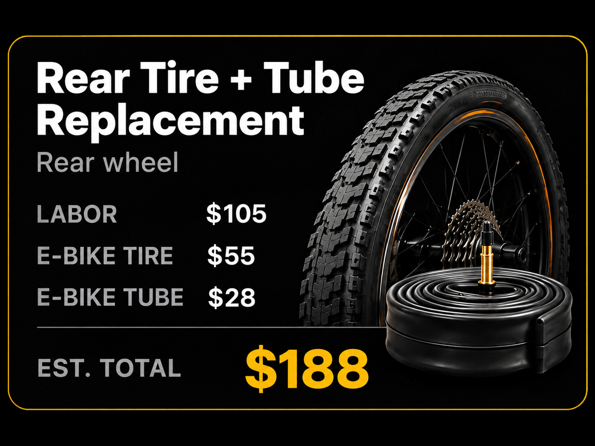 E-Bike Tube & Tire Replacement