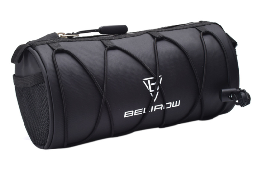 Bike Handlebar Bag Lightweight 4 Mounting Ways on Frame/Seat | Side Mesh,3-Point Install,for Road & MTB,Shoulder Strap