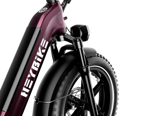 Heybike Ranger S Powerful Folding E-bike with Fat Tires for Versatile Usages-Blue