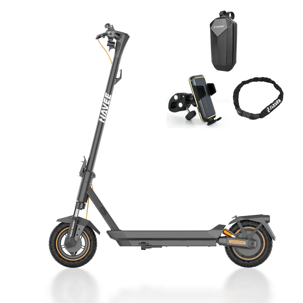 NAVEE GT3 Max Electric Scooter|Dual Spring Shock Suspension|46.6miles Eco-range|1000W