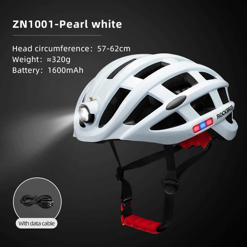ROCKBROS Cycling Light Helmet 3Modes Bike Ultralight Helmet Electric USB