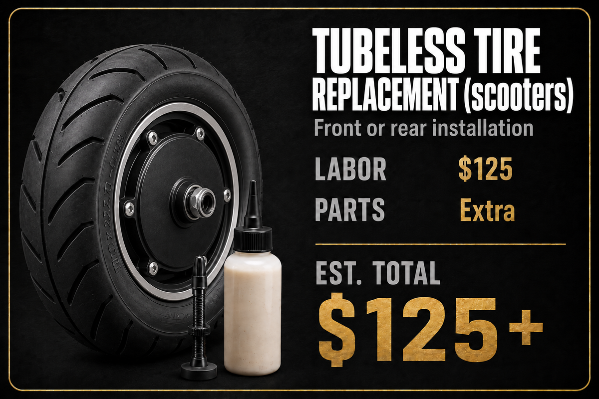 E-Bike Tube & Tire Replacement