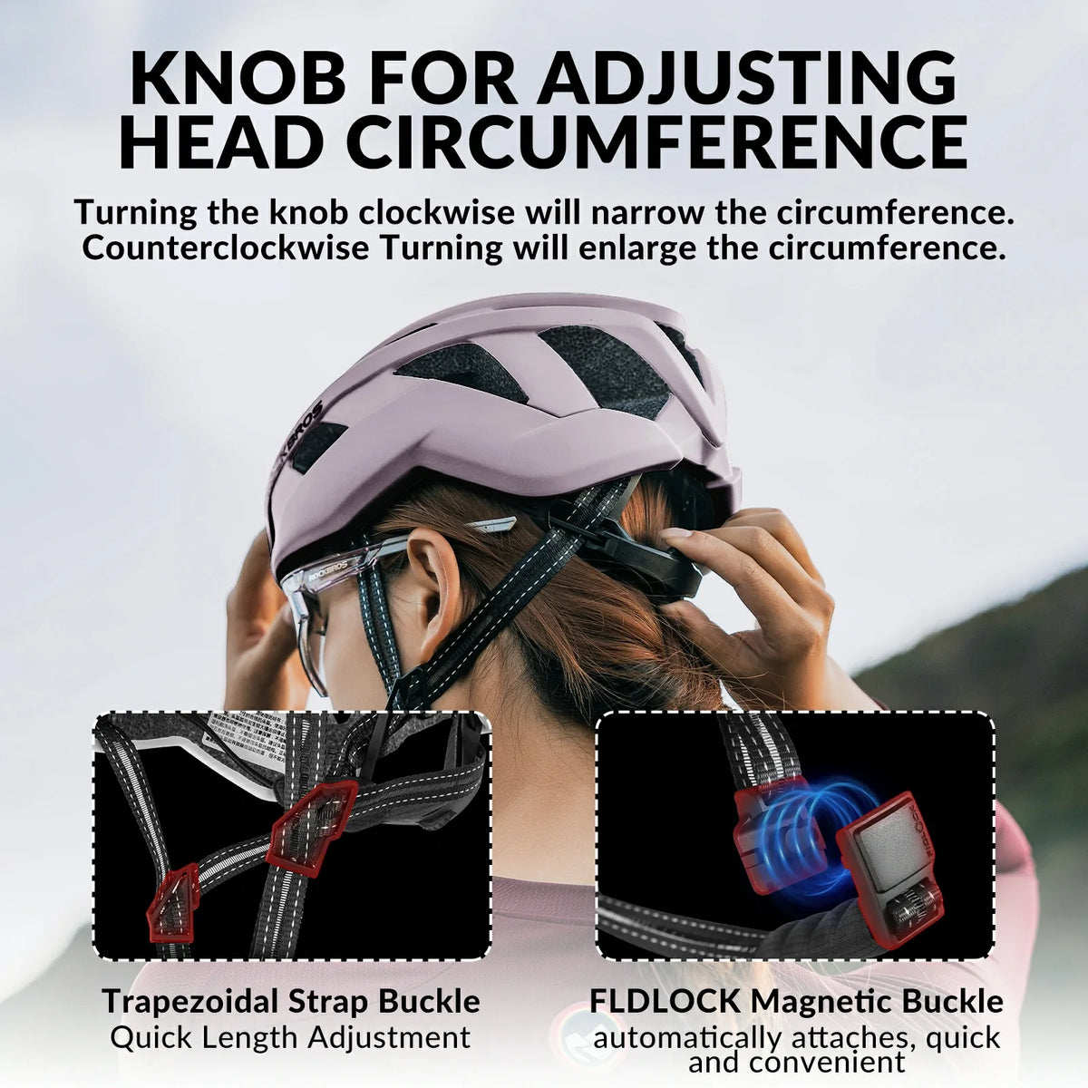 ROCKBROS LK-11 Cycling Helmet Integrated Adjustable Shockproof MTB Road Unisex