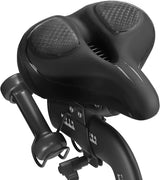 ELV Oversized Bike Seat, Extra Wide Comfort Saddle with High-Density Foam & Shock-Absorbing Springs for Peloton, Exercise & E-Bikes
