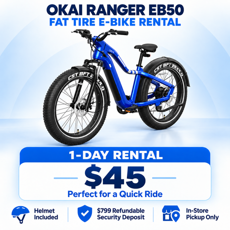 OKAI Ranger EB50 Fat Tire E-Bike Rental