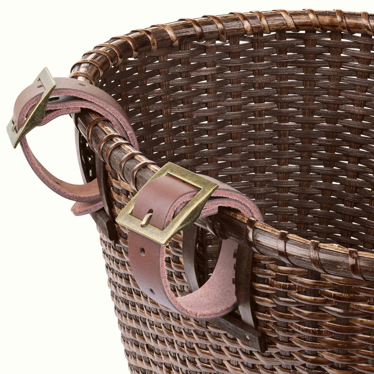 Dreamcatcher Handwoven Cane Bike Basket