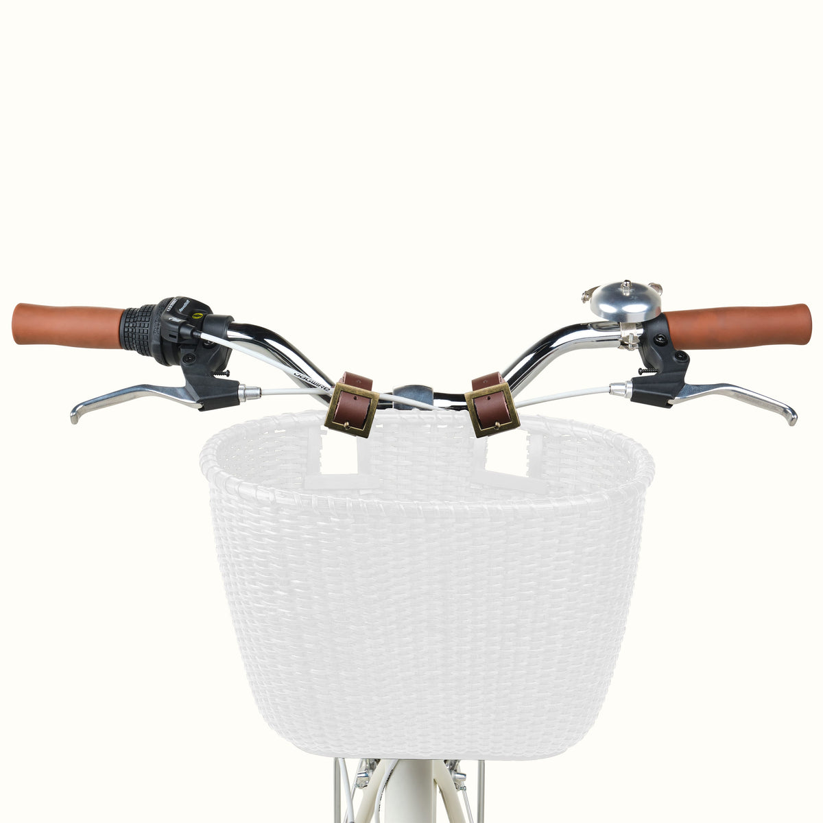 Dreamcatcher Handwoven Cane Bike Basket