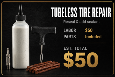 DRIVETRAIN, TUBELESS & BEARING SERVICE
