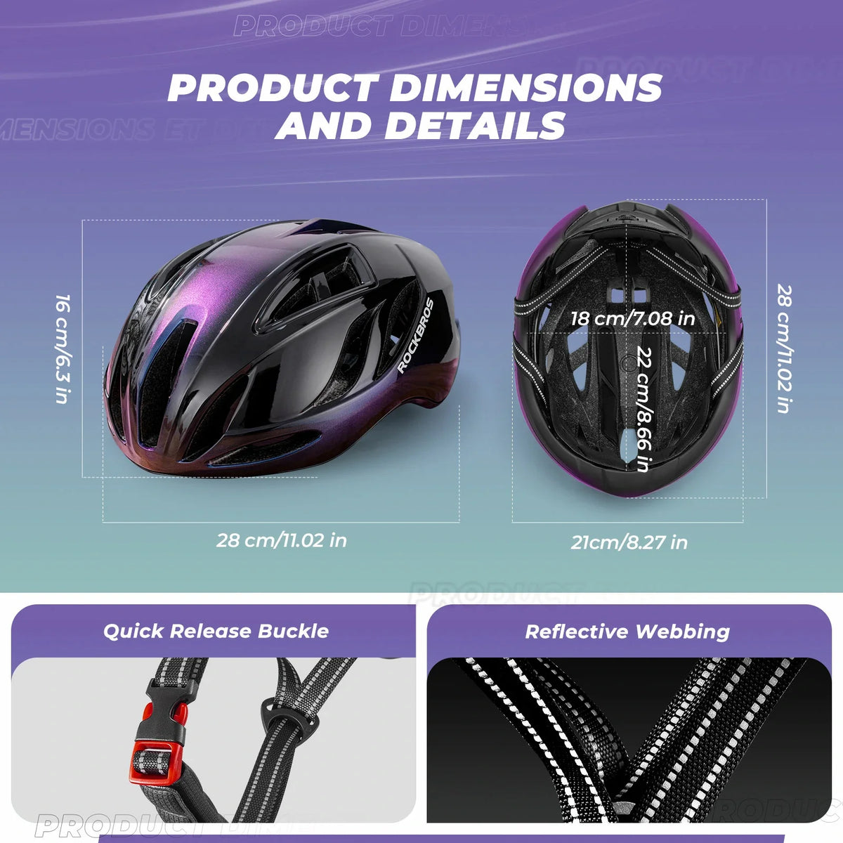 ROCKBROS Ultra-Light Bike Helmet Maximum Protection Ultimate Comfort