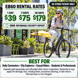 OKAI LyteCycle EB60 Lightweight Commuter E-Bike Rental – Store Pickup Only
