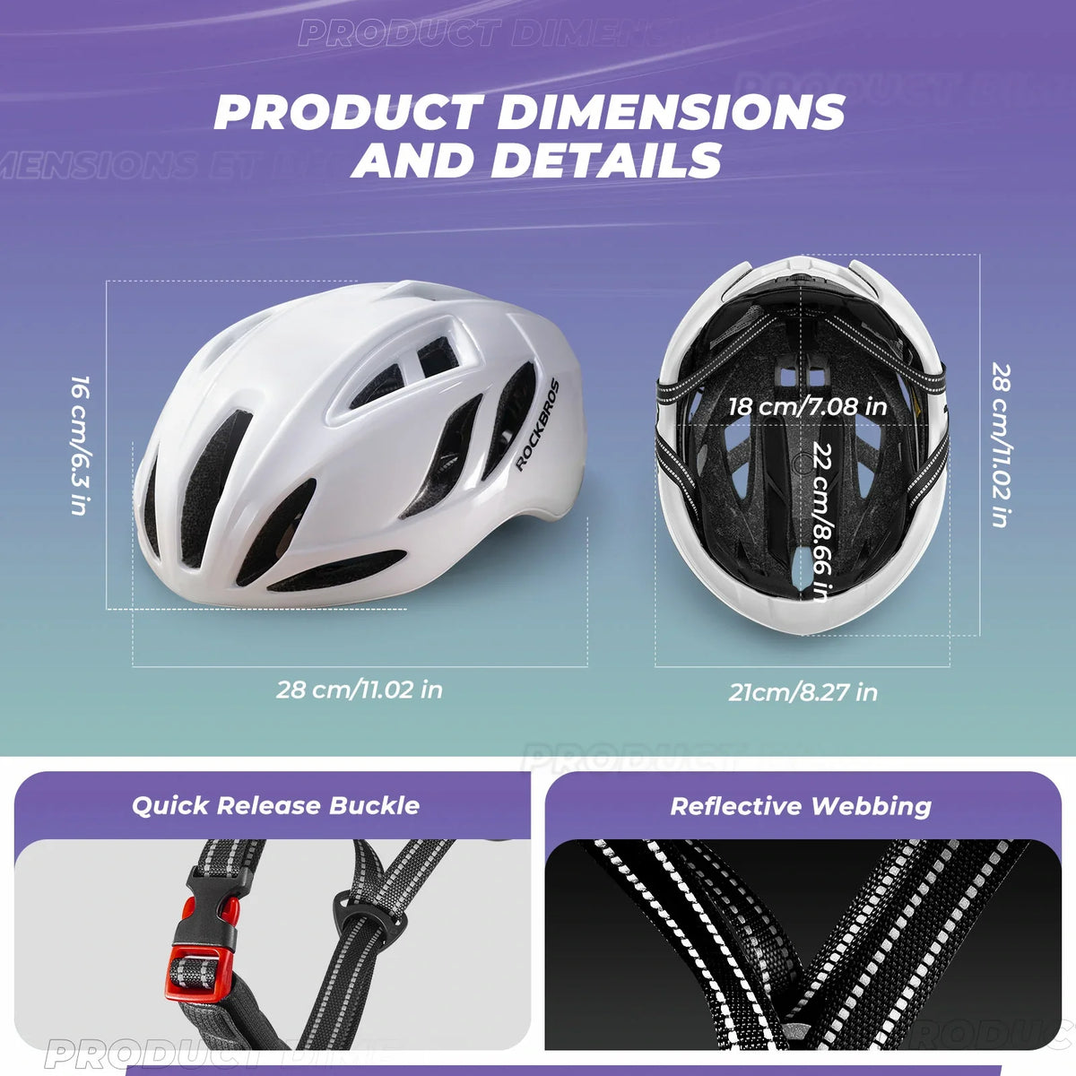ROCKBROS Ultra-Light Bike Helmet Maximum Protection Ultimate Comfort