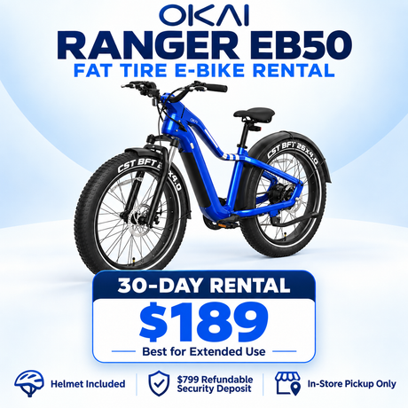 OKAI Ranger EB50 Fat Tire E-Bike Rental
