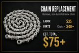DRIVETRAIN, TUBELESS & BEARING SERVICE