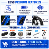 OKAI Ranger EB50 Fat Tire E-Bike Rental