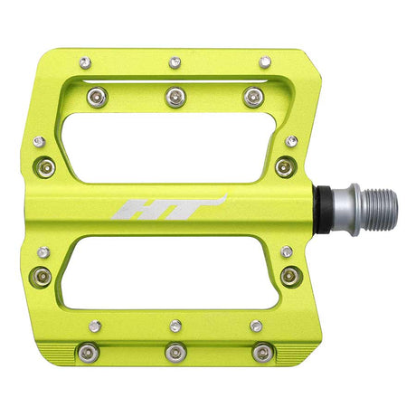 HT Components, AN14A Nano, Platform Pedals, Body: Aluminum, Spindle: Cr-Mo, 9/16'', Purple