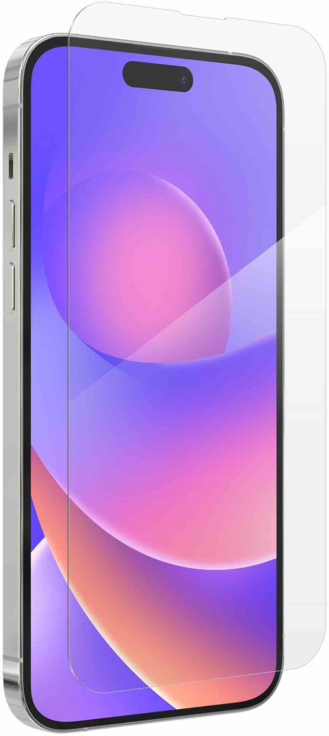 2 Pack Glass Screen Protector Compatible with iPhone 14 Plus [9H Hardness]-HD Screen Tempered Glass, Scratch Resistant,Easy Install