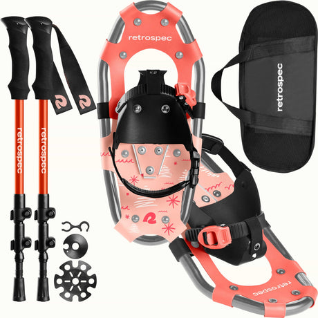 Drifter Kids Snowshoe Bundle With Trekking Poles