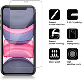 2 Pack Glass Screen Protector Compatible with iPhone 11 [9H Hardness]-HD Screen Tempered Glass, Scratch Resistant,Easy Install