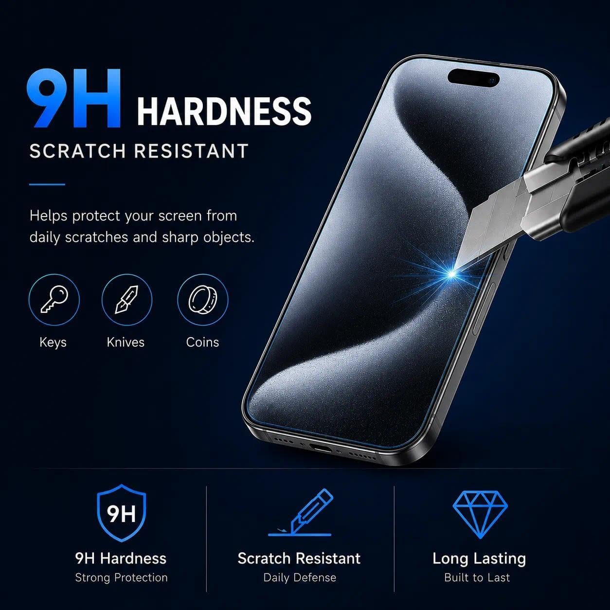 2-Pack Tempered Glass Screen Protector for iPhone 12 Mini 5.4-Inch, 9H Hardness, HD Clear, Anti-Scratch, Anti-Fingerprint, Bubble-Free, Ultra Thin, Easy to Install