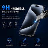 2-Pack Tempered Glass Screen Protector for iPhone 12 Mini 5.4-Inch, 9H Hardness, HD Clear, Anti-Scratch, Anti-Fingerprint, Bubble-Free, Ultra Thin, Easy to Install