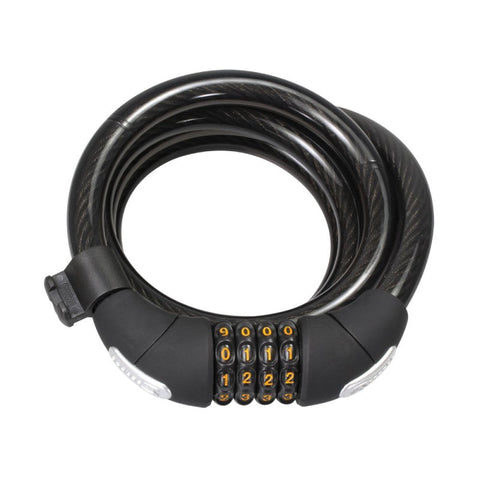 (CL-15) Combo Coiled Lock w/ Bracket