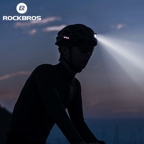 ROCKBROS Cycling Light Helmet 3Modes Bike Ultralight Helmet Electric USB