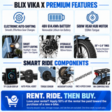 Blix Vika X Folding eBike Rental – Store Pickup Only