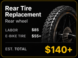 E-Bike Tube & Tire Replacement