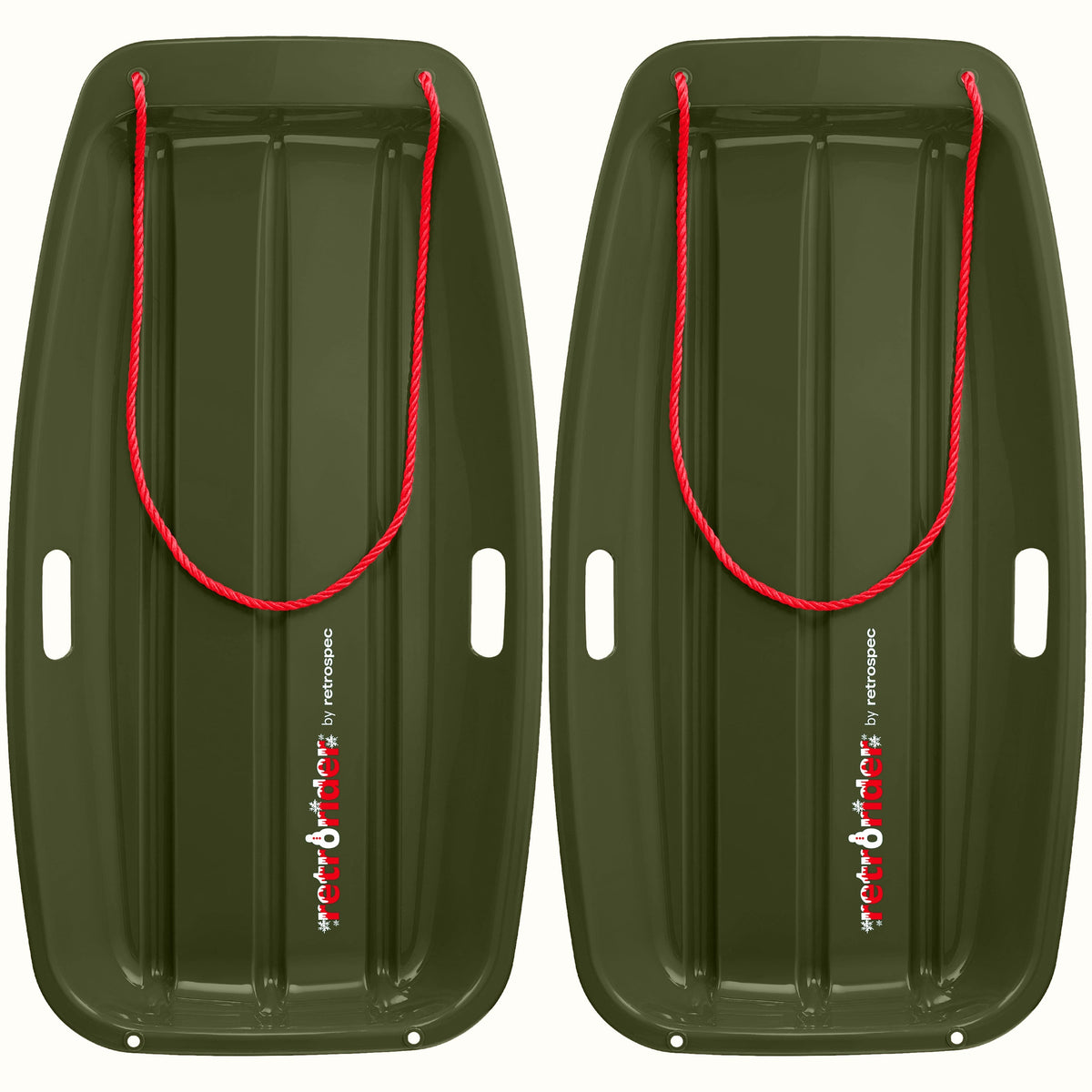 Retrorider Toboggan Snow Sled - 35”/48”