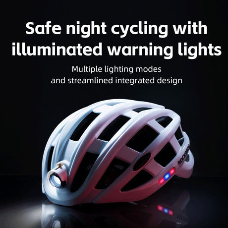 ROCKBROS Cycling Light Helmet 3Modes Bike Ultralight Helmet Electric USB