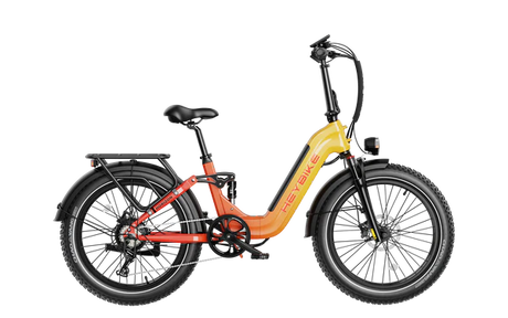 Heybike Horizon 24" Fat Tire Full Suspension Folding