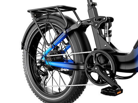 Heybike Horizon 24" Fat Tire Full Suspension Folding