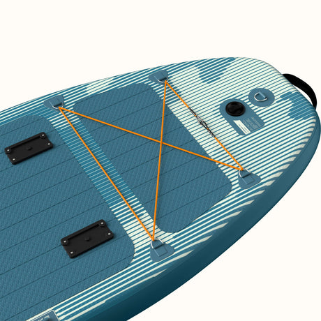 June Nano Kids Inflatable Fishing Paddle Board Kayak Hybrid 9'6"