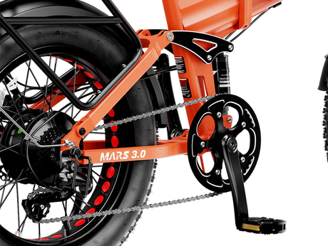 Heybike Powerful Mars 3.0 | Folding Fat Tire Ebike