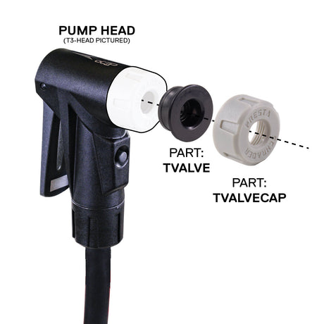 (TVALVE) Air Force T1/T2/T3 Floor Pump Valve