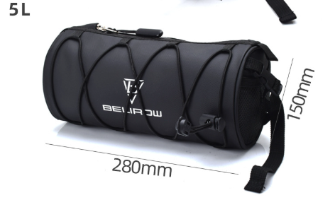 Bike Handlebar Bag  Lightweight 4 Mounting Ways on Frame/Seat | Side Mesh,3-Point Install,for Road &amp; MTB,Shoulder Strap