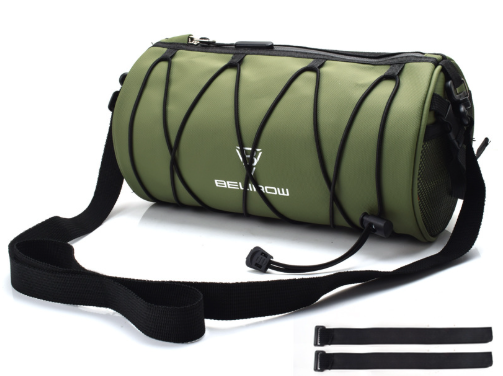 Bike Handlebar Bag  Lightweight 4 Mounting Ways on Frame/Seat | Side Mesh,3-Point Install,for Road &amp; MTB,Shoulder Strap