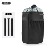 Universal Bike Cup Holder Water Bottle Holder, Bike Handlebar Bag Stem Bag Feed Bag, Easy Install Stable Cycling Accessories for Adults Kids, Fit Bike Scooter Ebike