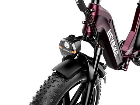 Heybike Ranger  S Powerful Folding E-bike with Fat Tires for Versatile Usages-Blue