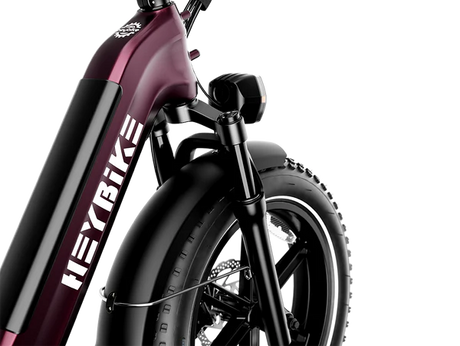 Heybike Ranger  S Powerful Folding E-bike with Fat Tires for Versatile Usages-Blue
