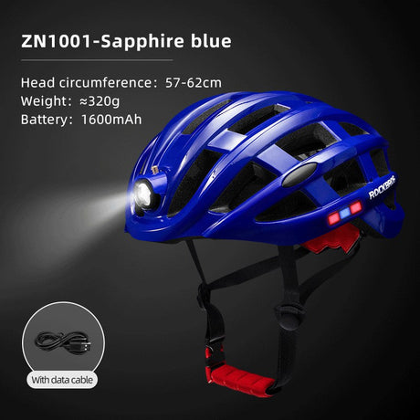 ROCKBROS Cycling Light Helmet 3Modes Bike Ultralight Helmet Electric USB