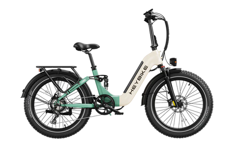 Heybike Horizon 24" Fat Tire Full Suspension Folding