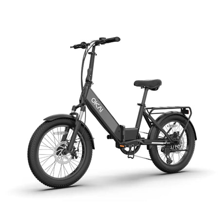 OKAI FlexMov EBF10 Folding Electric Bike for Adults 350W Long Range 59 Miles 20x3 Fat Tires