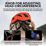 ROCKBROS LK-11 Cycling Helmet Integrated Adjustable Shockproof MTB Road Unisex